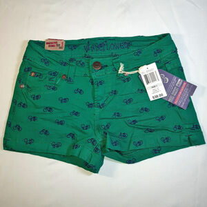 Wallflower Bicycle Embroidered Shorts